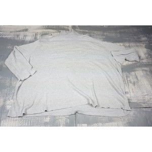 Woman Within top womans 5x gray ribbed long sleeve turtle neck stretch loose